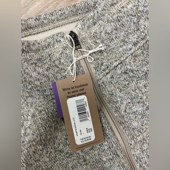 Patagonia Better Sweater 1/4 Zip womens size L - Picture 2 of 2